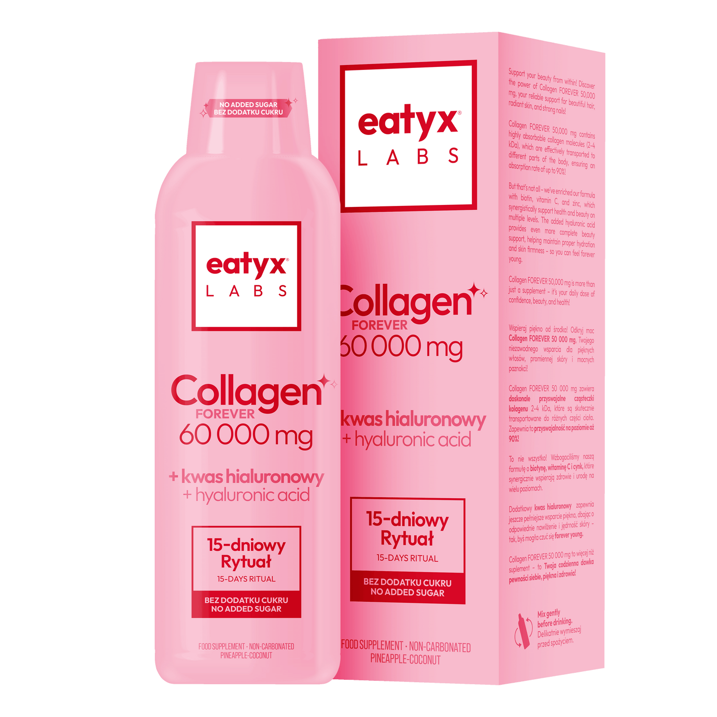 eatyx LABS Collagen Forever 60000 mg 500 ml 15-dniowy rytuał