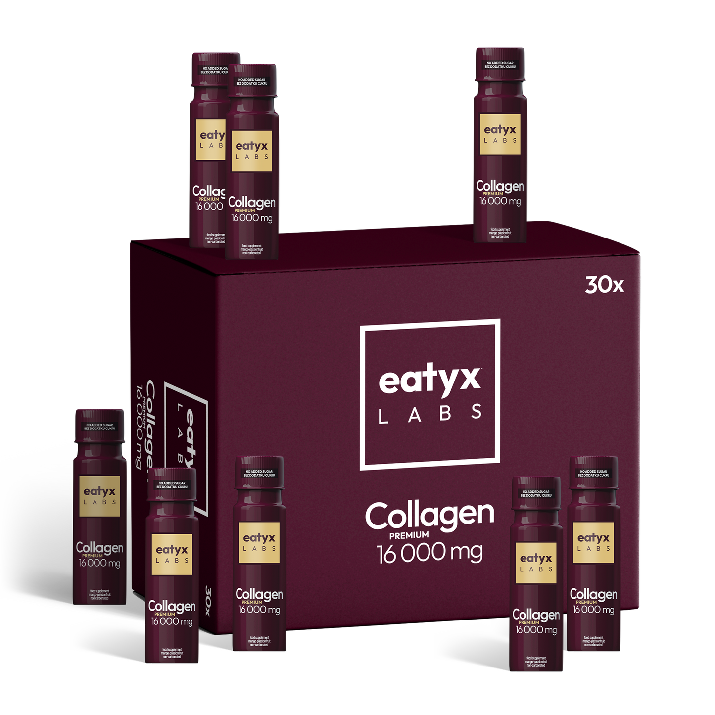 Miesięczny rytuał piękna z eatyx LABS Collagen Premium 16000 mg 30x80 ml