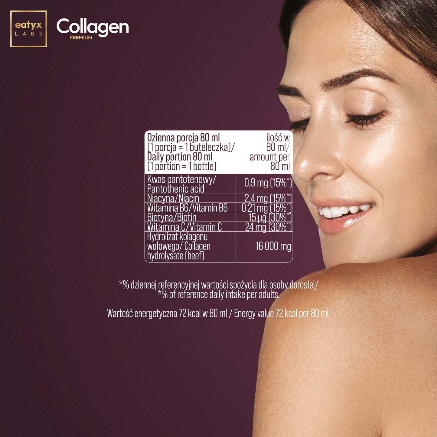 Miesięczny rytuał piękna eatyx LABS Collagen Premium 16000 mg