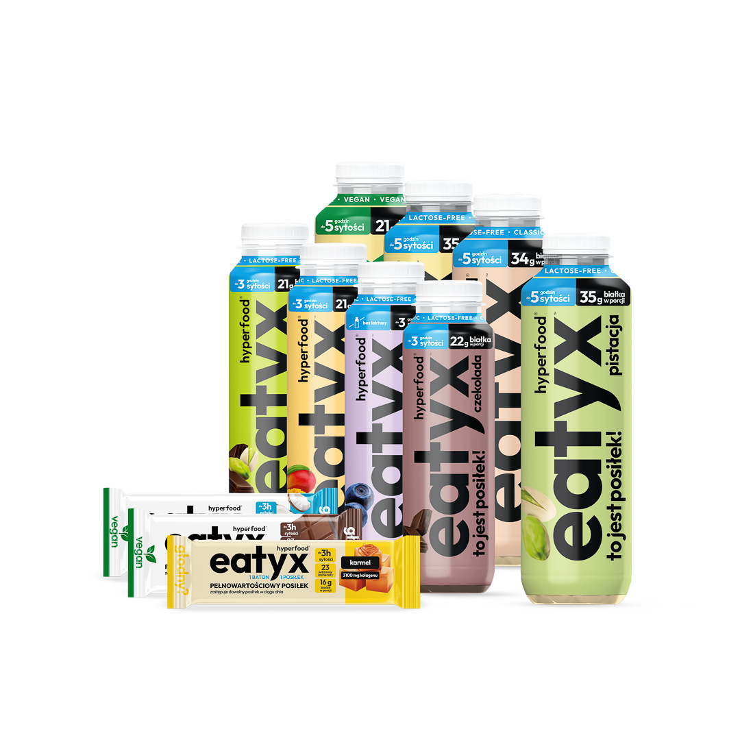 Wysokobiałkowy zestaw posiłków na start – duży