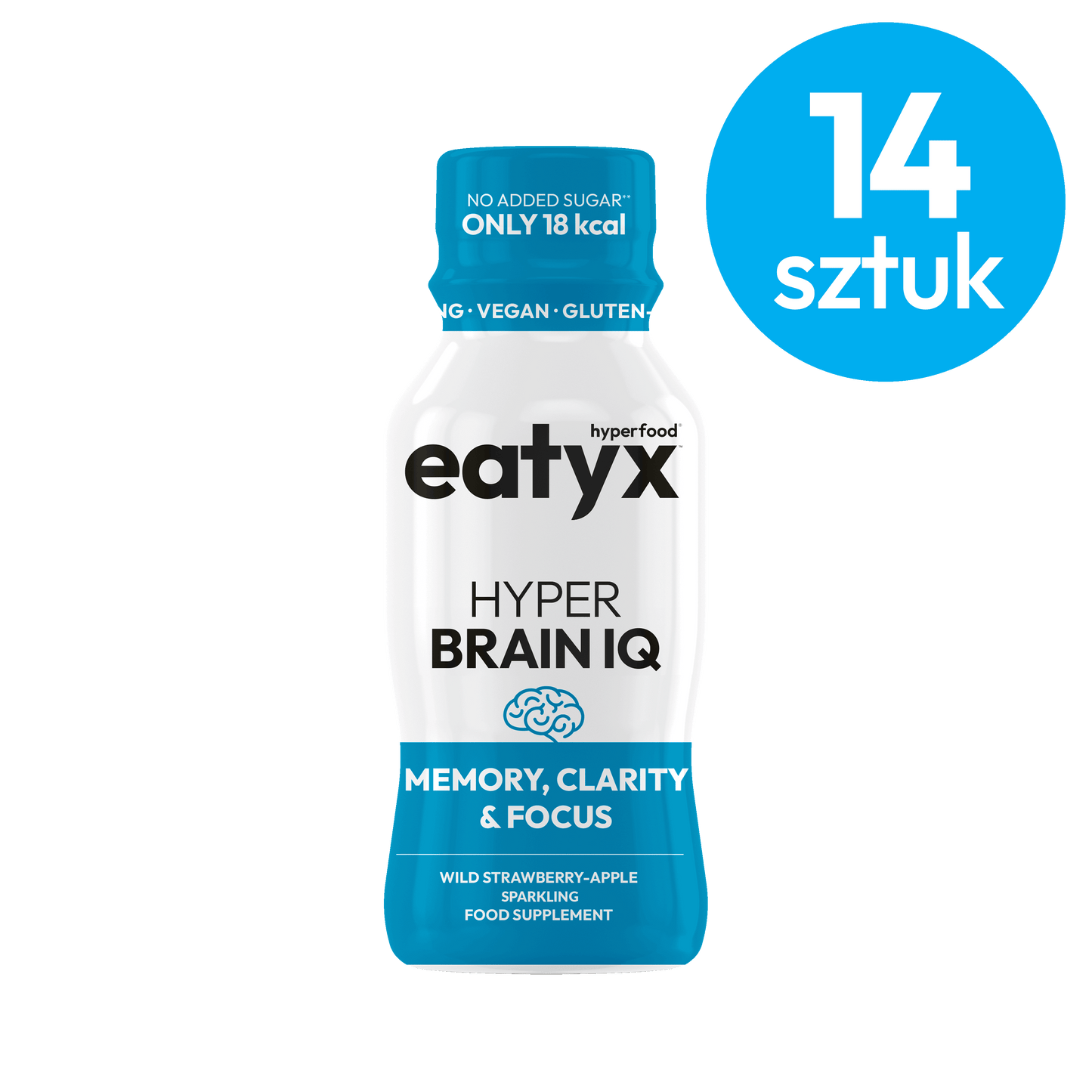 Zestaw wsparcia koncentracji eatyx Hyper Brain IQ, 14 szt.