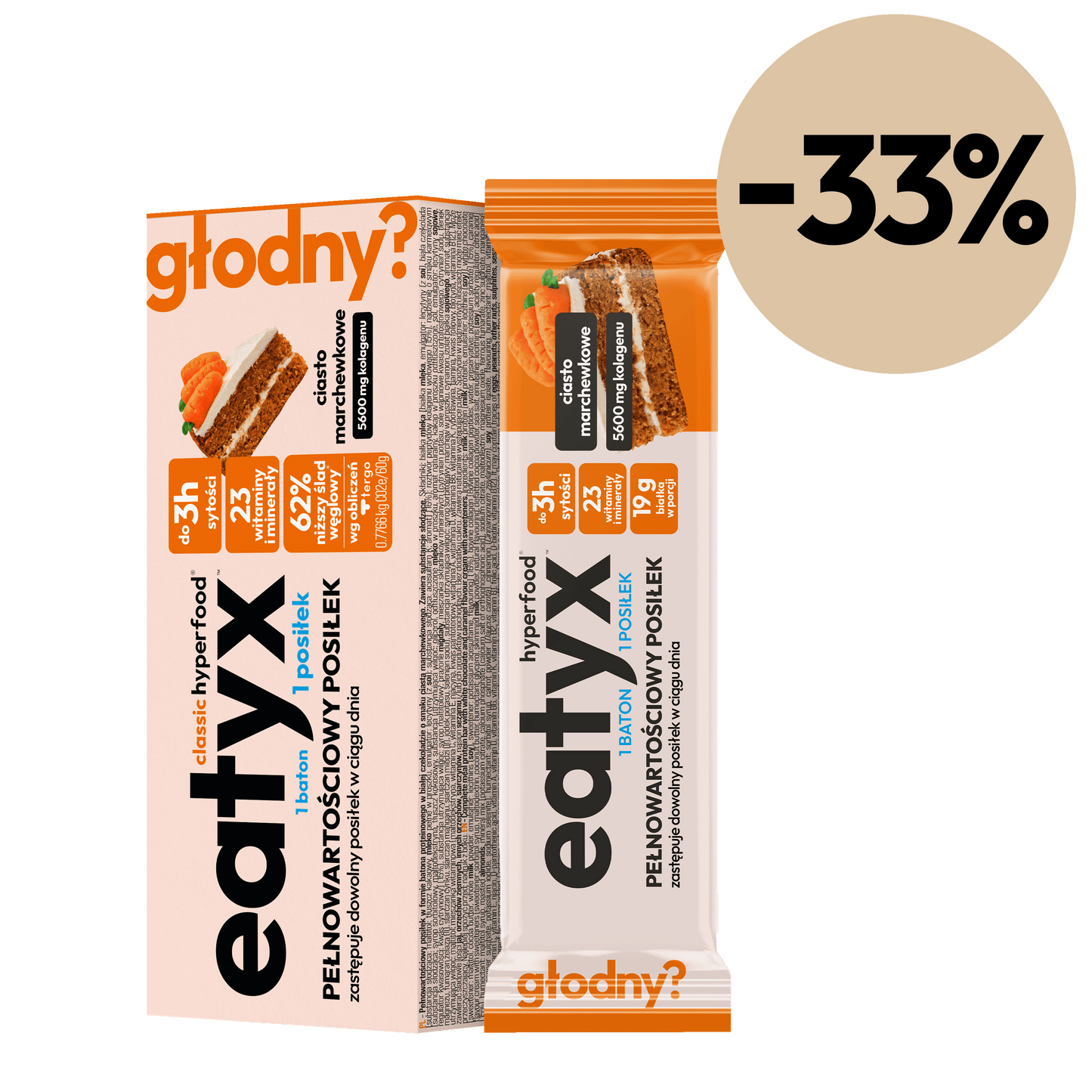 Ciasto marchewkowe 60 g