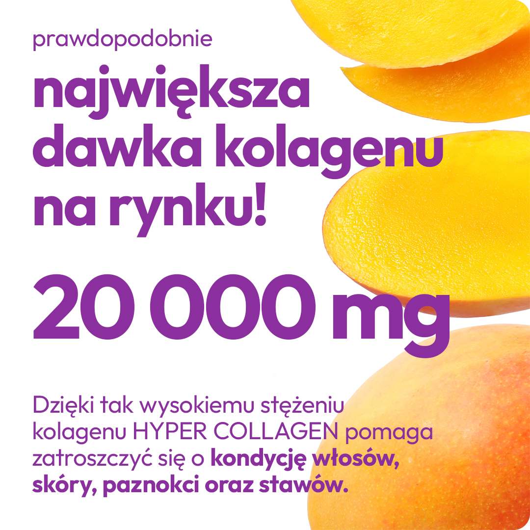 MIESIĘCZNA KURACJA PIĘKNA eatyx HYPER COLLAGEN 20 000 mg, 30 szt.