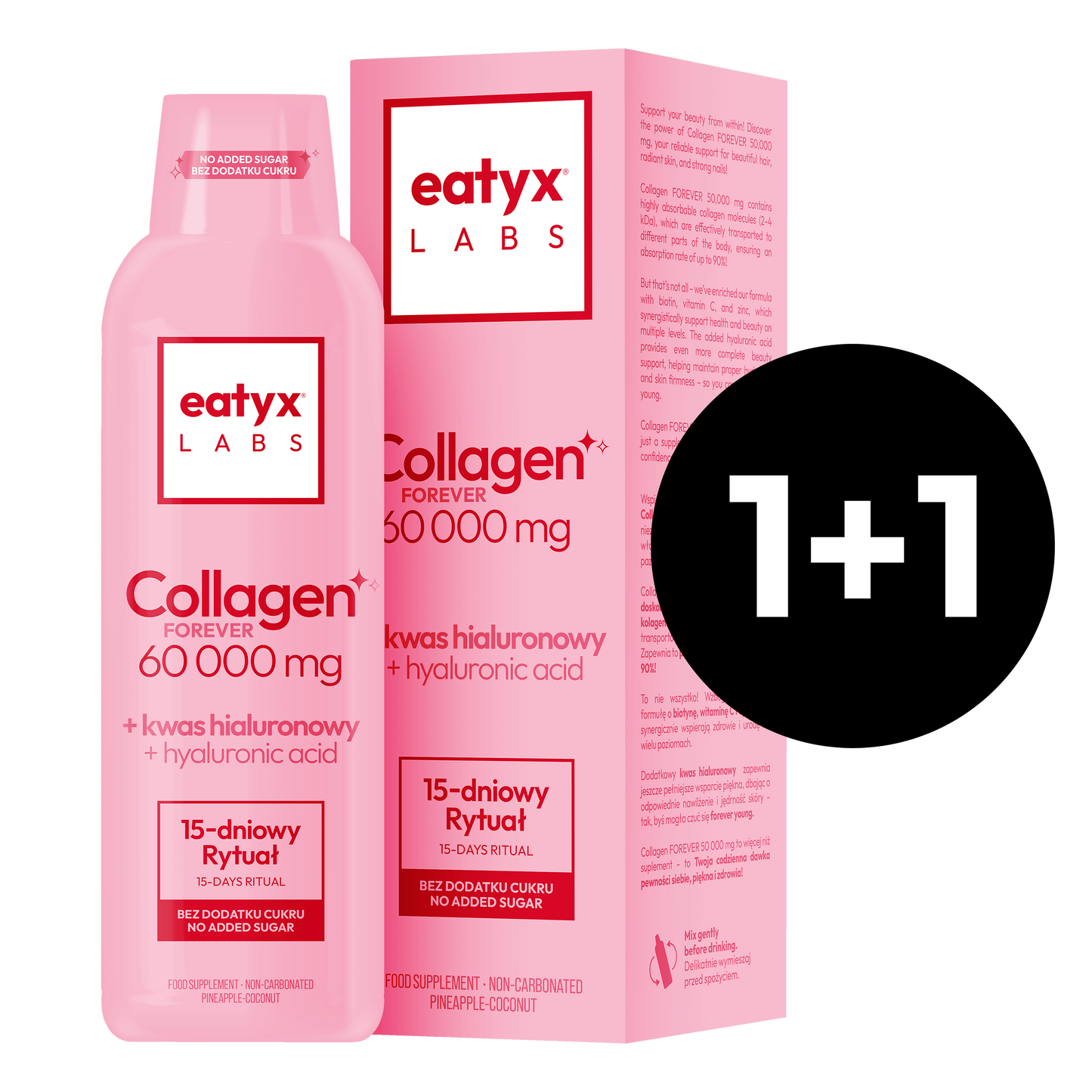 eatyx LABS Collagen Forever 60000 mg 500 ml 15-dniowy rytuał