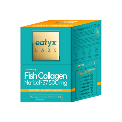 Rytuał 15 dni eatyx LABS Premium Fish Collagen Naticol 37 500 mg Mango