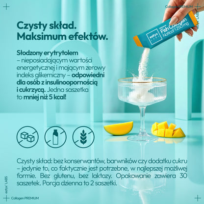 Miesięczny rytuał eatyx LABS Premium Fish Collagen Naticol 37 500 mg Mango