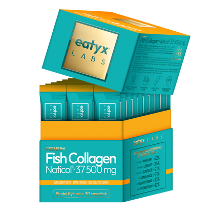 Rytuał 15 dni eatyx LABS Premium Fish Collagen Naticol 37 500 mg Mango