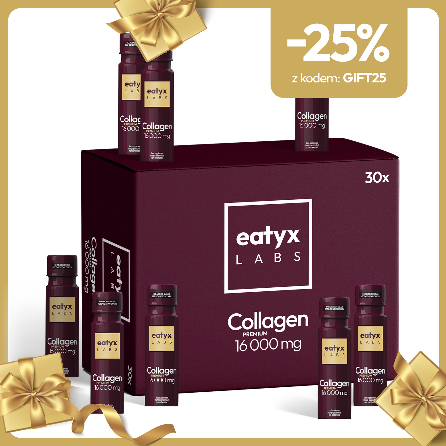 Miesięczny rytuał piękna eatyx LABS Collagen Premium 16000 mg