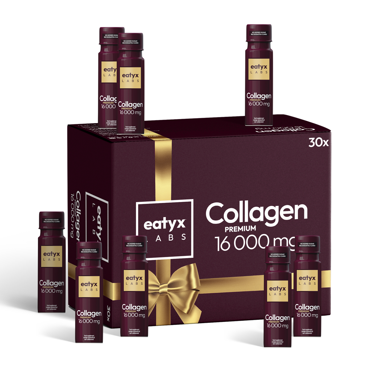 Miesięczny rytuał piękna z eatyx LABS Collagen Premium 16000 mg 30x80 ml