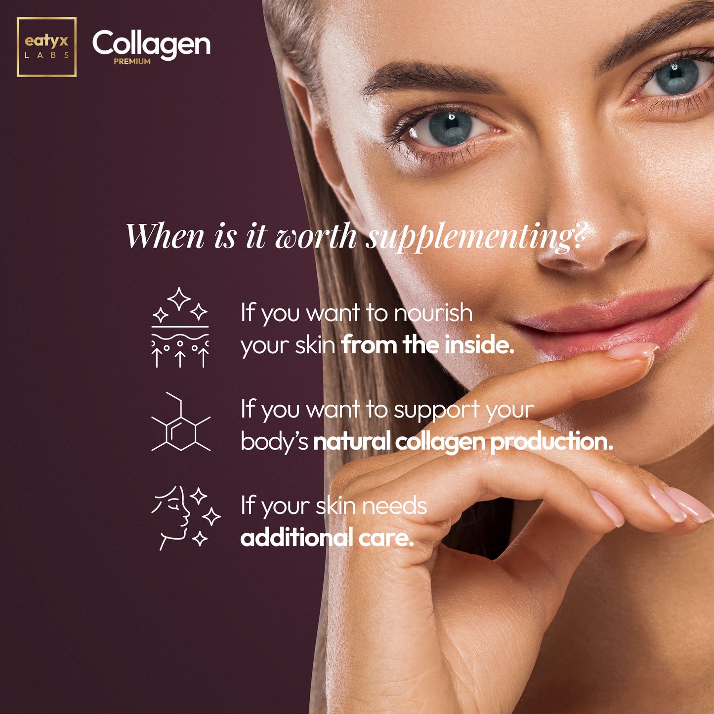 Miesięczny rytuał piękna eatyx LABS Collagen Premium 16000 mg