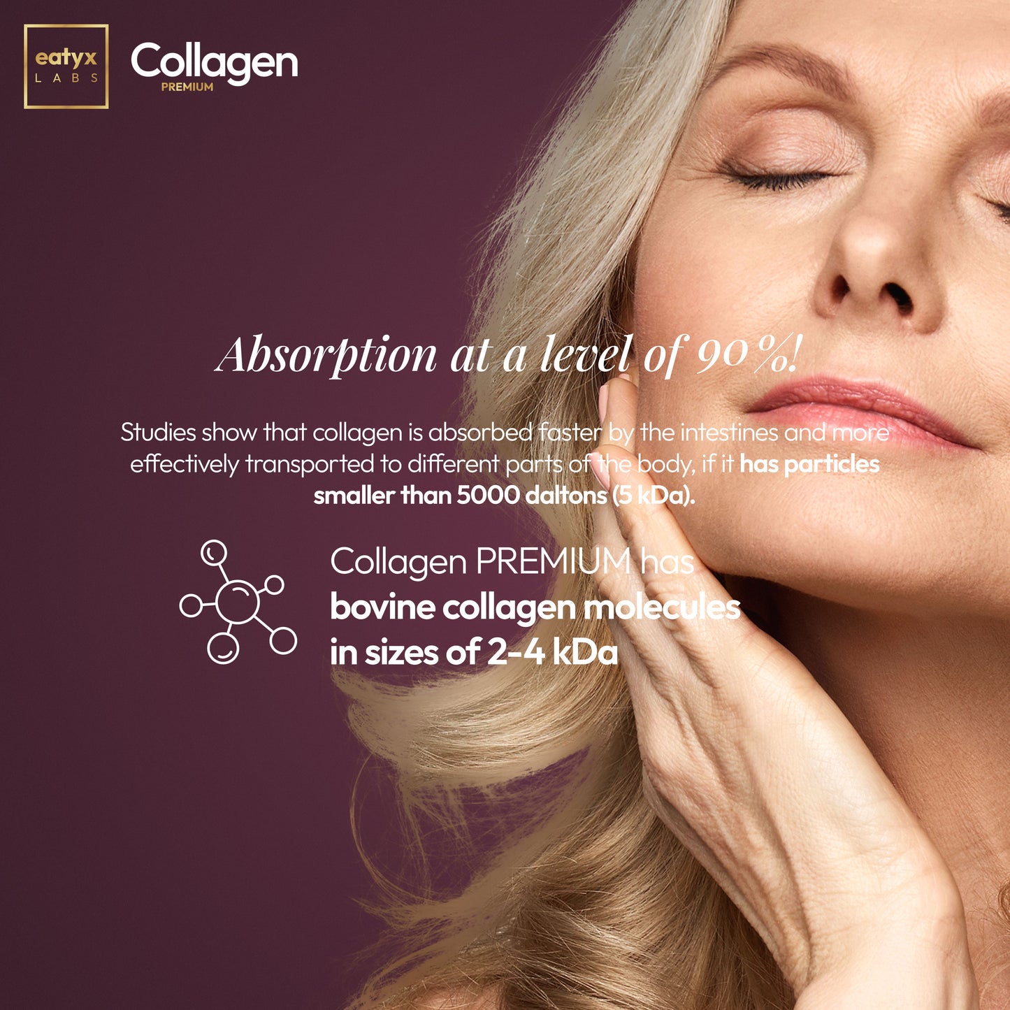 Miesięczny rytuał piękna eatyx LABS Collagen Premium 16000 mg