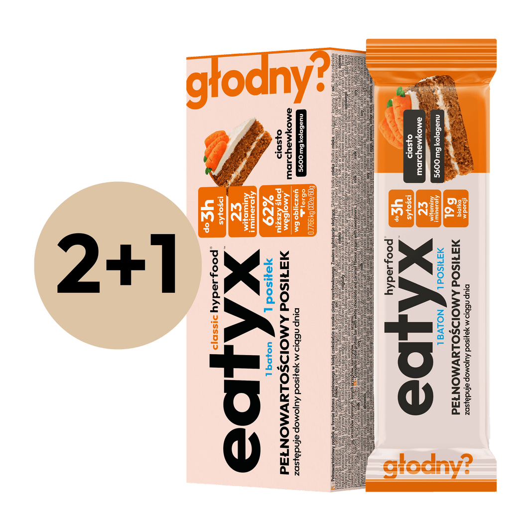 Ciasto marchewkowe 60 g 2+1 GRATIS