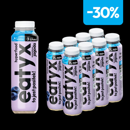 Zestaw 8 posiłków w płynie 300 ml o smaku śmietankowej jagody