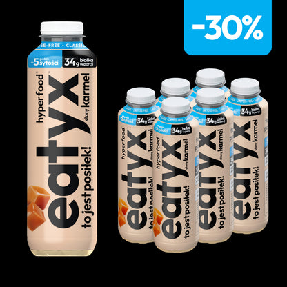 Zestaw 6 posiłków w płynie 500 ml o smaku słonego karmelu