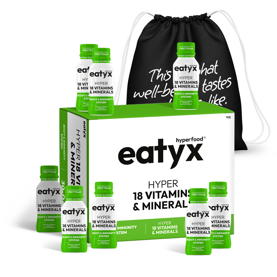 Miesięczne wsparcie zdrowia i odporności eatyx (18 witamin i minerałów), 30 szt.