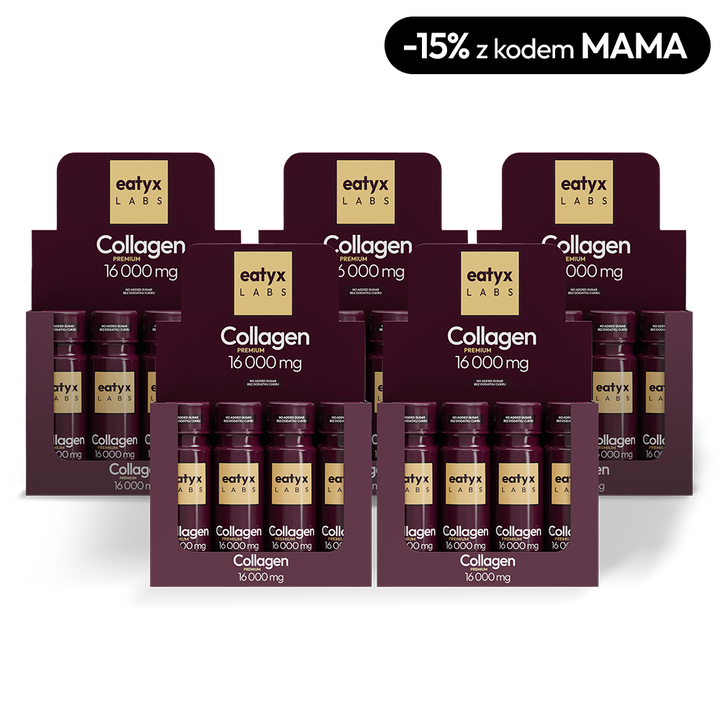 2 miesięczny rytuał piękna eatyx LABS Collagen Premium 16 000 mg