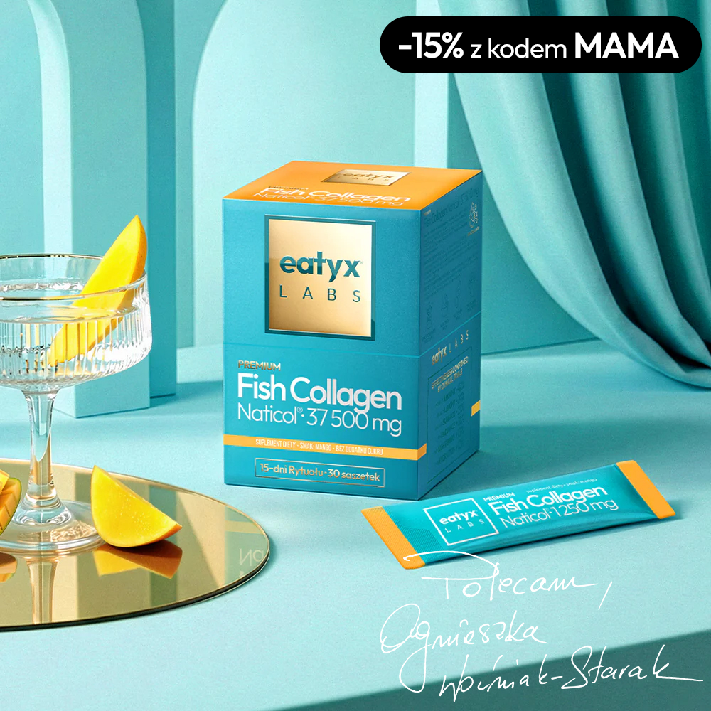 Rytuał 15 dni eatyx LABS Premium Fish Collagen Naticol 37 500 mg Mango