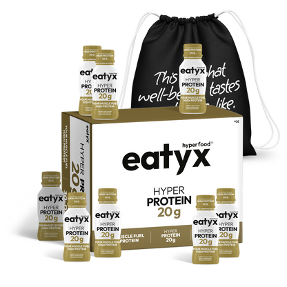 Miesięczny program budowania mięśni eatyx (20 g białka w shocie)