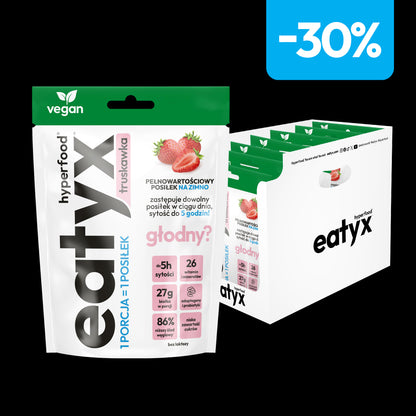 Zestaw 7 posiłków w proszku na zimno o smaku truskawkowym