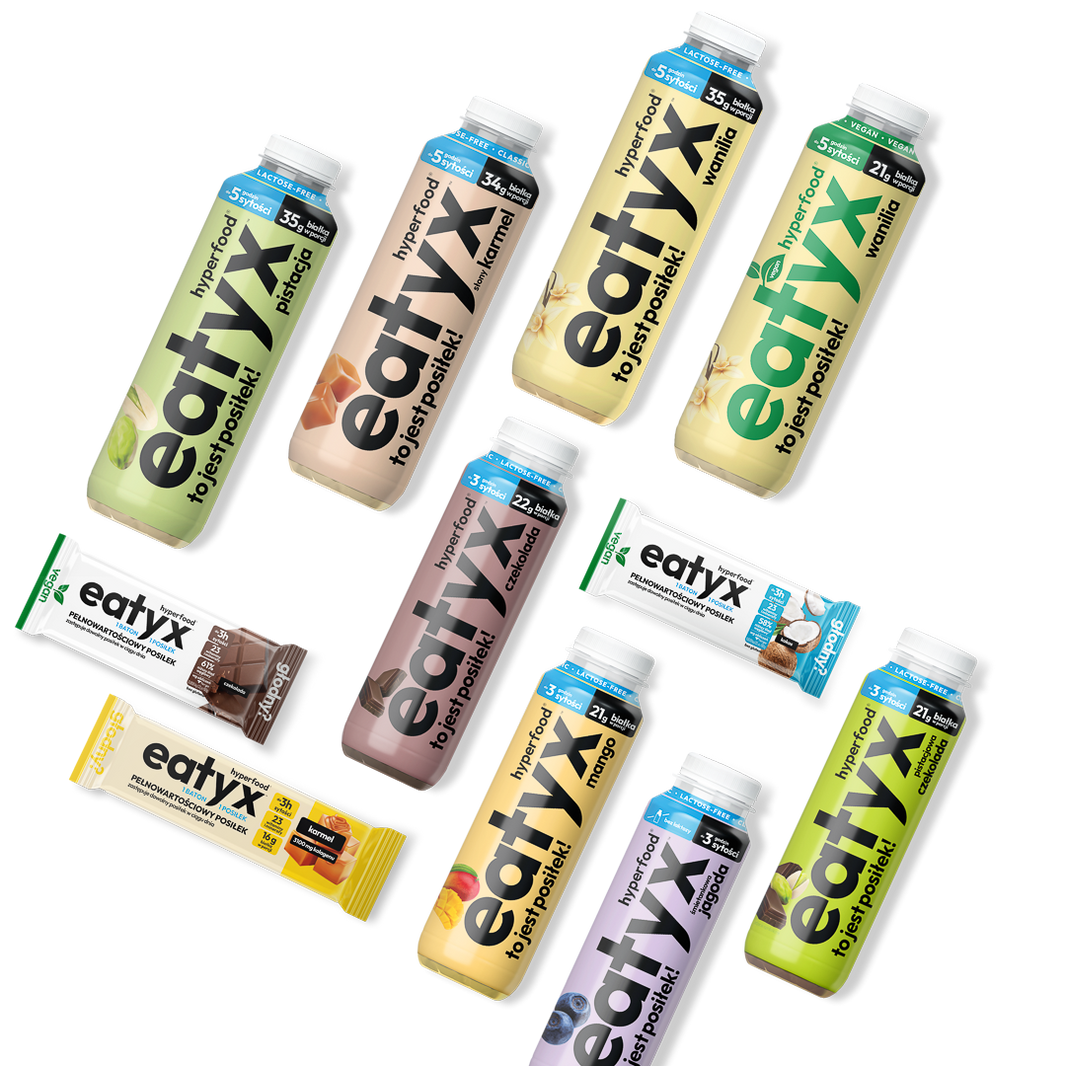 Wysokobiałkowy zestaw posiłków na start – duży