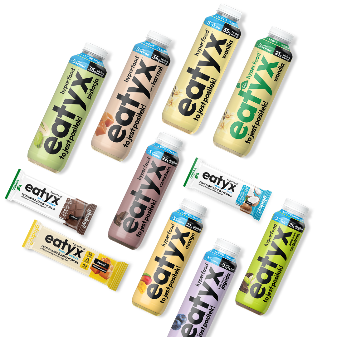 Wysokobiałkowy zestaw posiłków na start – duży