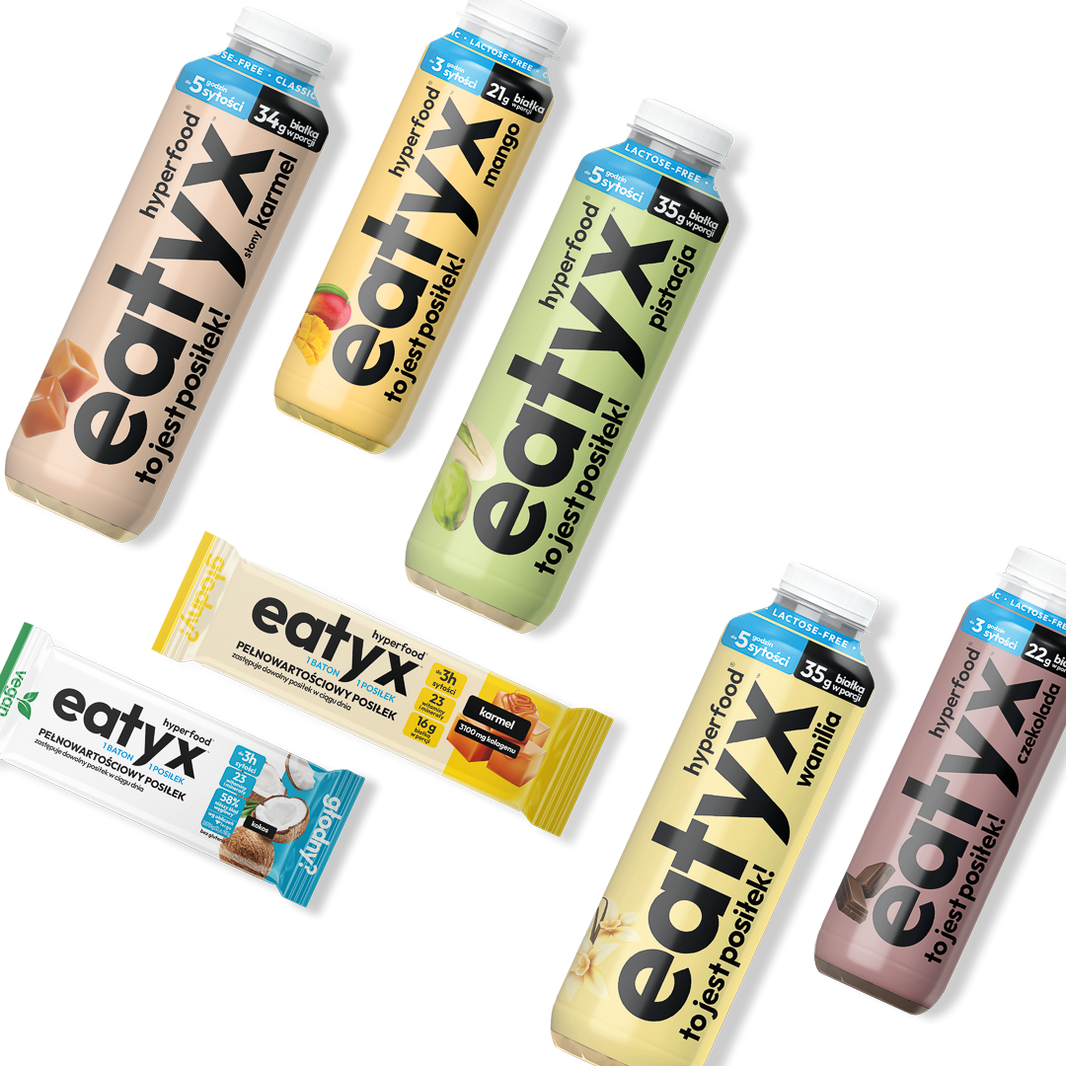 Wysokobiałkowy zestaw posiłków na start – mały