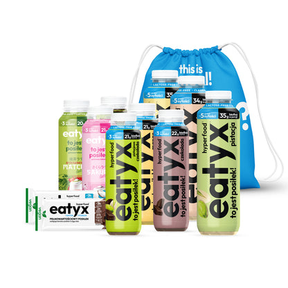 Wysokobiałkowy zestaw posiłków bez laktozy