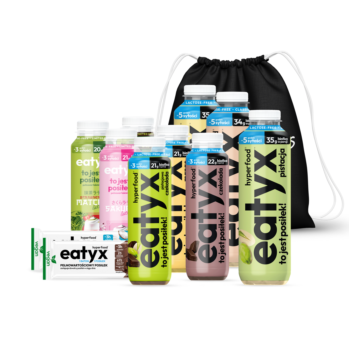 Wysokobiałkowy zestaw posiłków bez laktozy