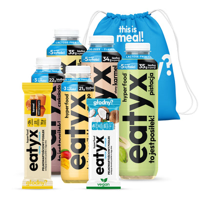 Wysokobiałkowy zestaw posiłków na start – mały