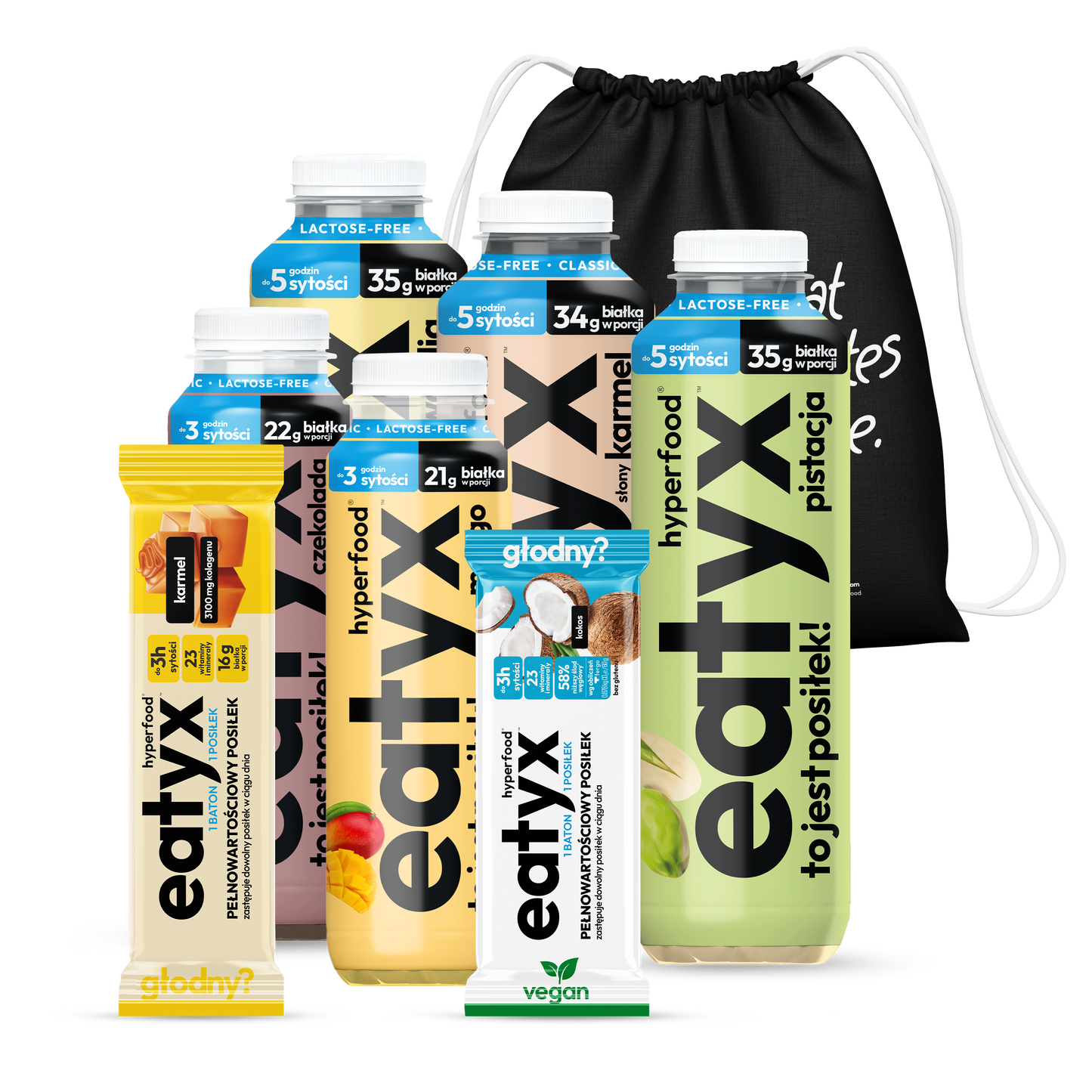 Wysokobiałkowy zestaw posiłków na start – mały