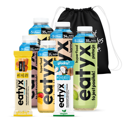 Wysokobiałkowy zestaw posiłków na start – mały