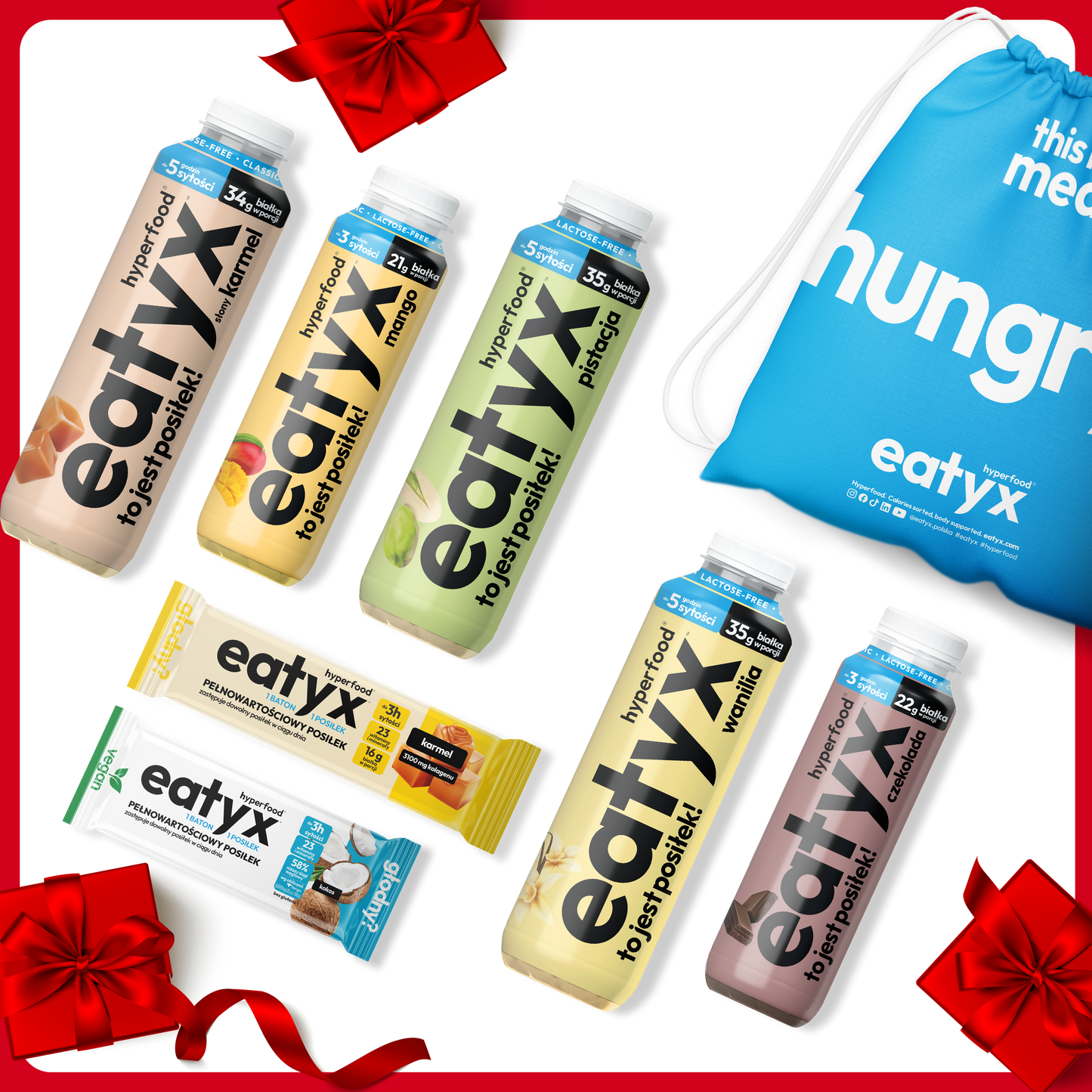 Wysokobiałkowy zestaw posiłków na start – mały