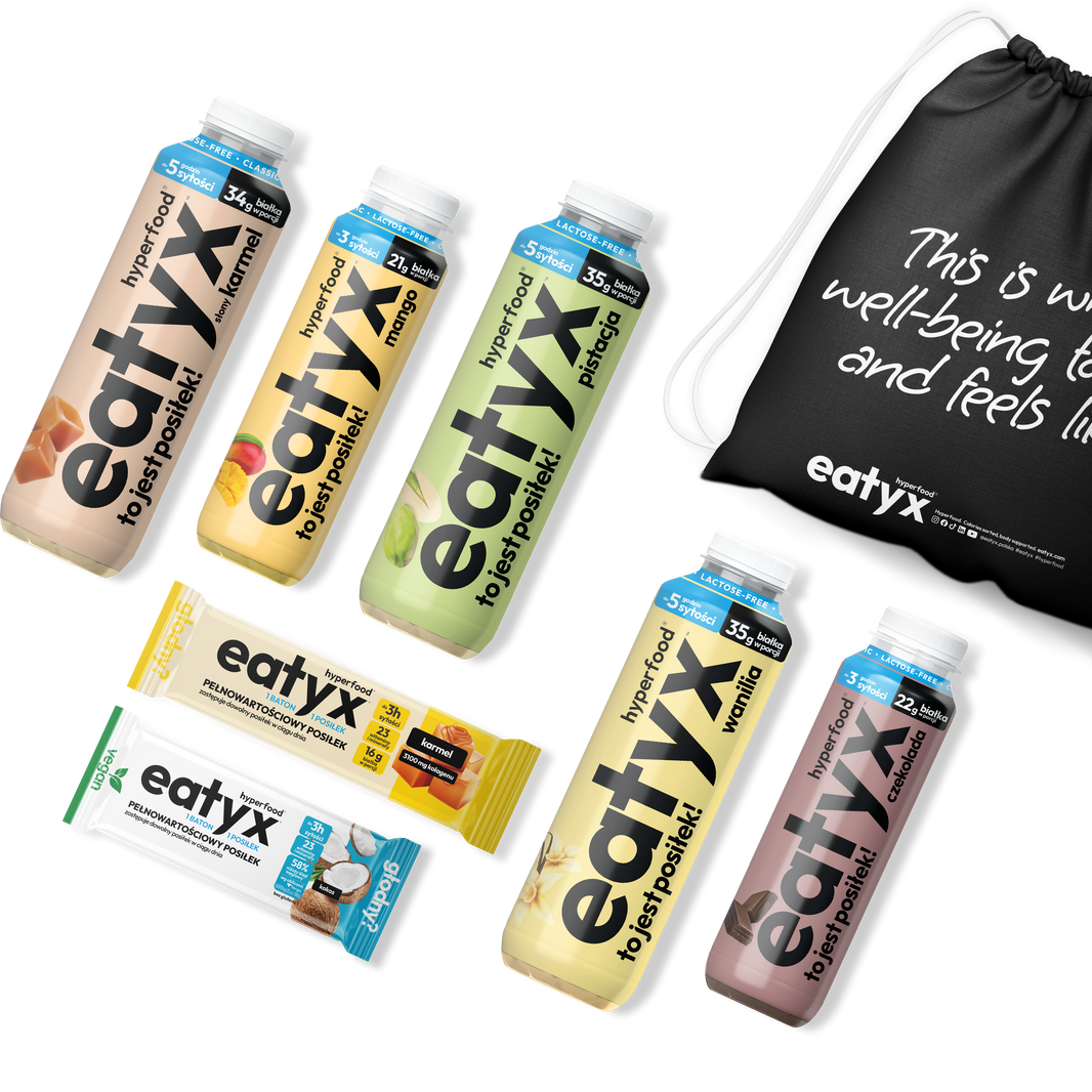 Wysokobiałkowy zestaw posiłków na start – mały