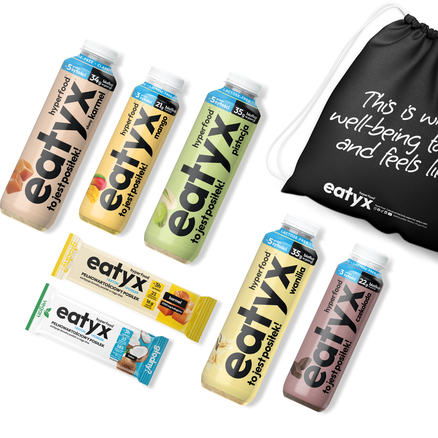 Wysokobiałkowy zestaw posiłków na start – mały