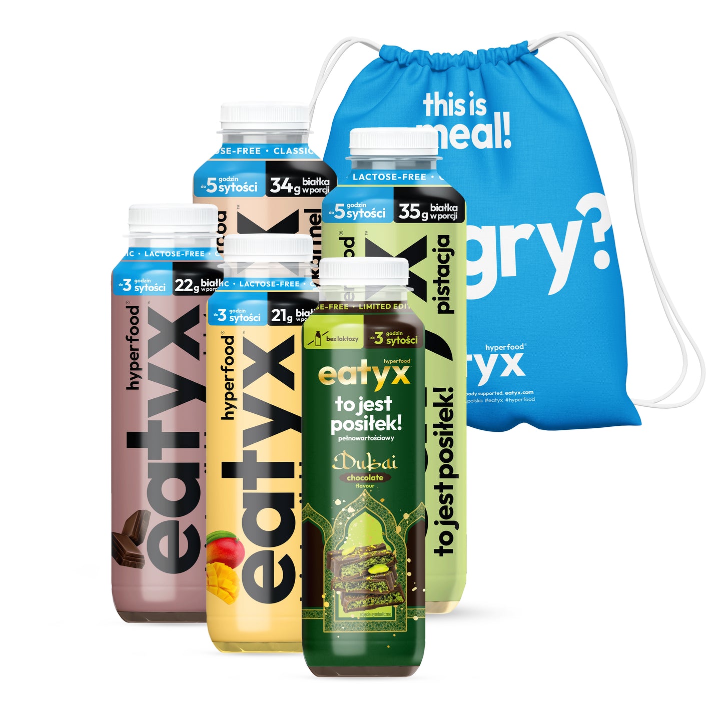 Wysokobiałkowy zestaw posiłków z niskim IG