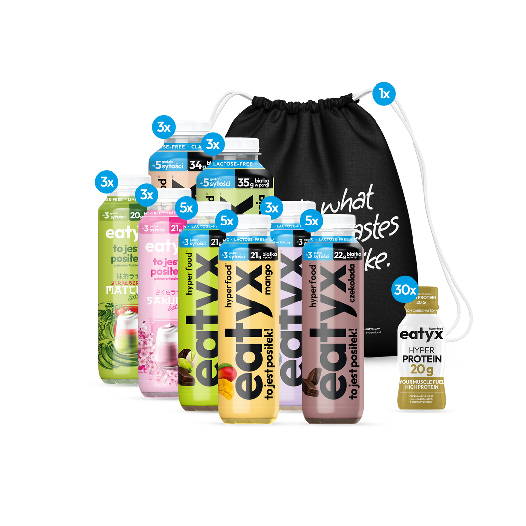 Wysokobiałkowy zestaw posiłków eatyx DOUBLE PROTEIN