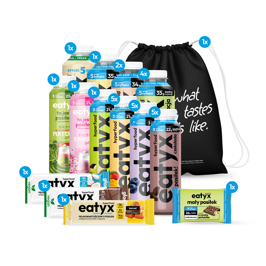 Wysokobiałkowy zestaw posiłków eatyx CLASSIC