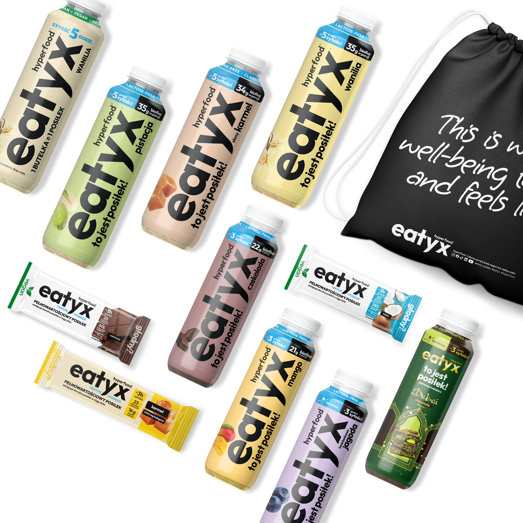 Wysokobiałkowy zestaw posiłków na start – duży