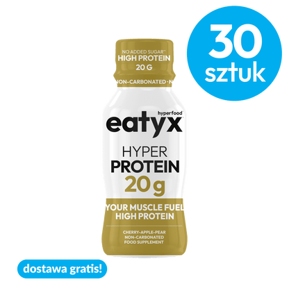 MIESIĘCZNA KURACJA BUDOWANIA MIĘŚNI eatyx HYPER PROTEIN 20 g, 30 szt.