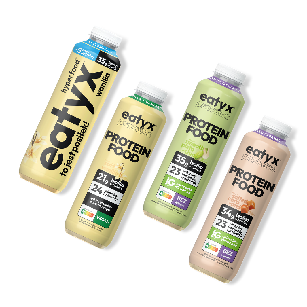 Zestaw wysokobiałkowych posiłków w płynie 500 ml 4 szt.