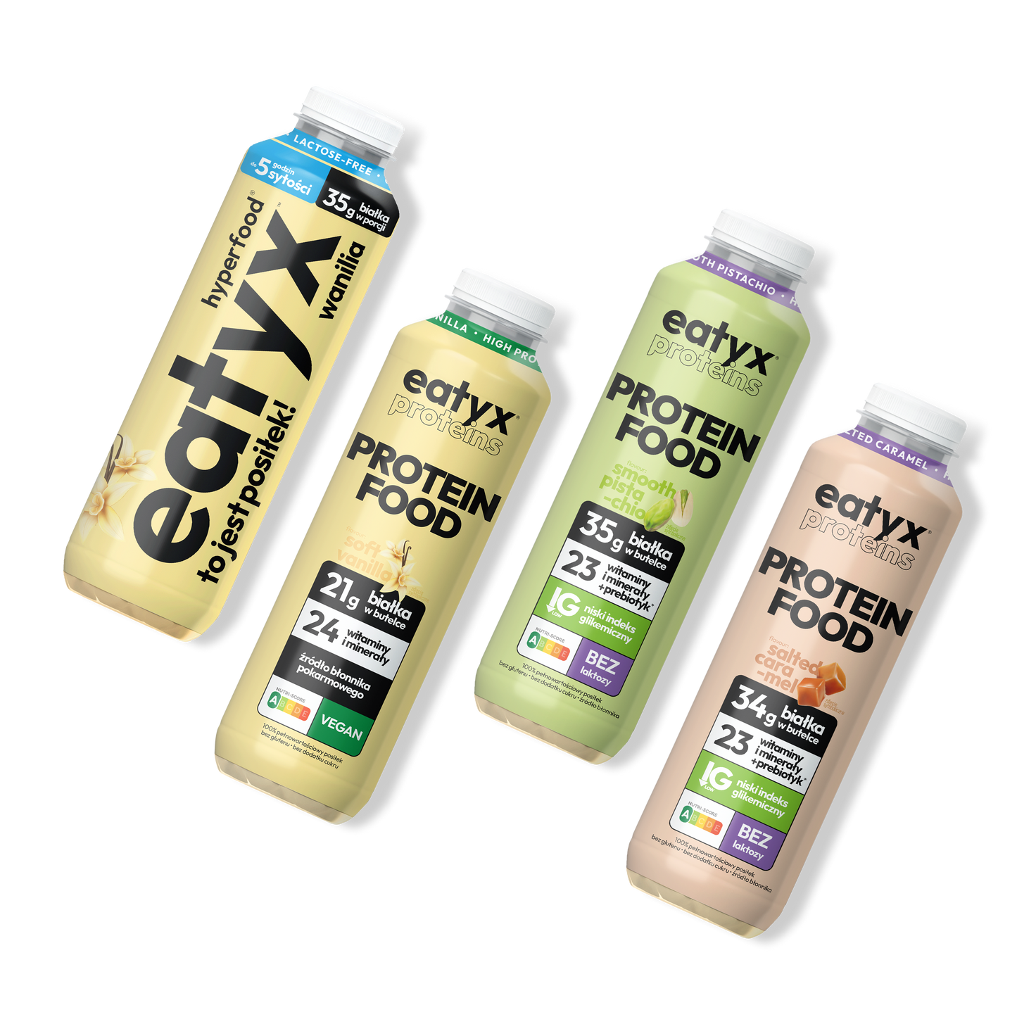 Zestaw wysokobiałkowych posiłków w płynie 500 ml 4 szt.