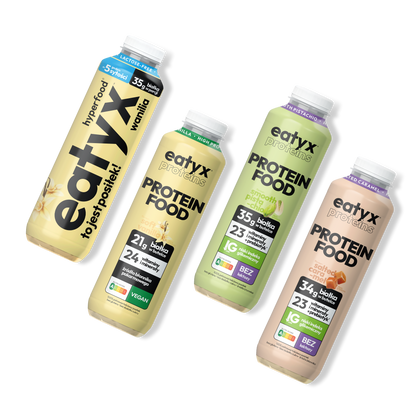 Zestaw wysokobiałkowych posiłków w płynie 500 ml 4 szt.