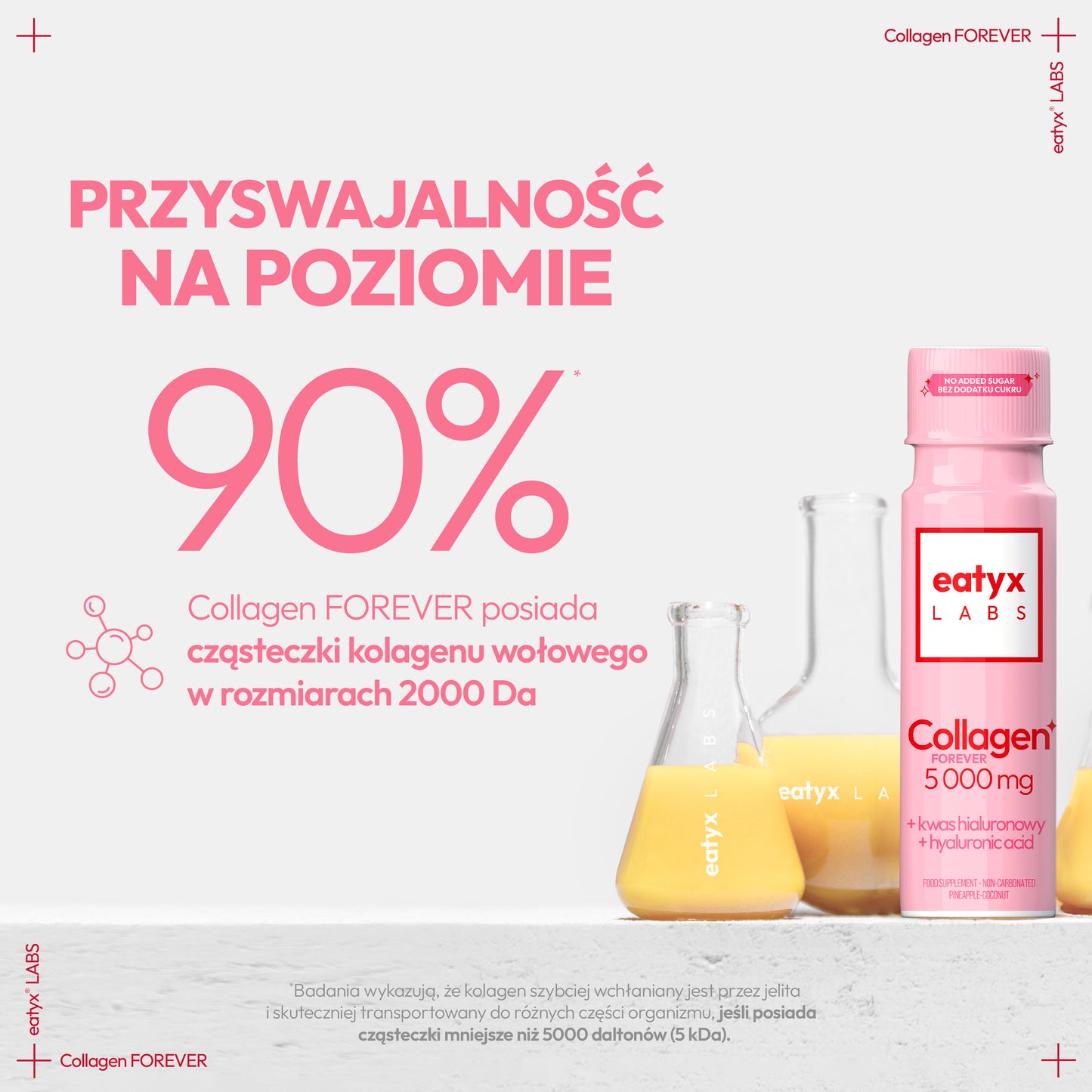 Miesięczny rytuał piękna eatyx LABS Collagen Forever 5000 mg