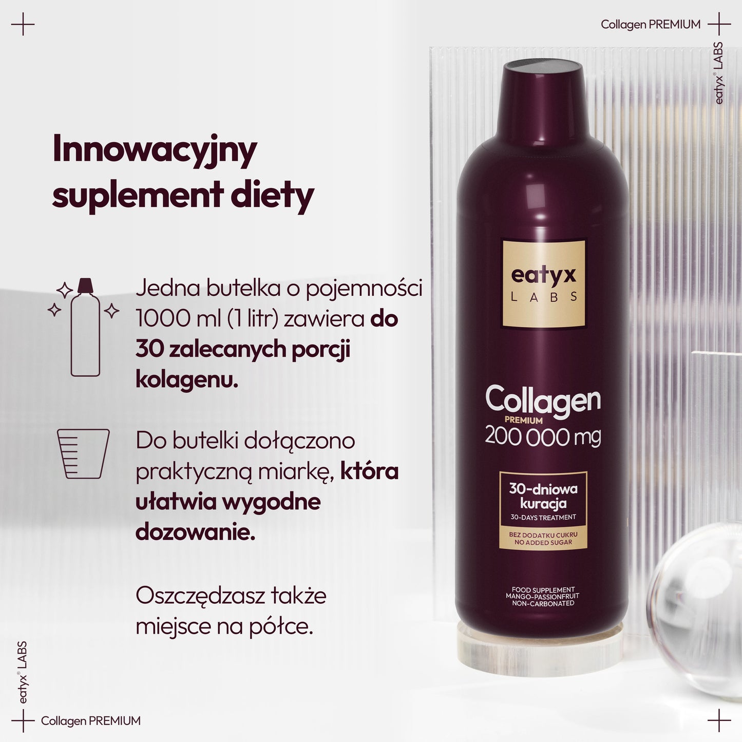 eatyx LABS Collagen Premium 200000 mg 30-dniowy rytuał