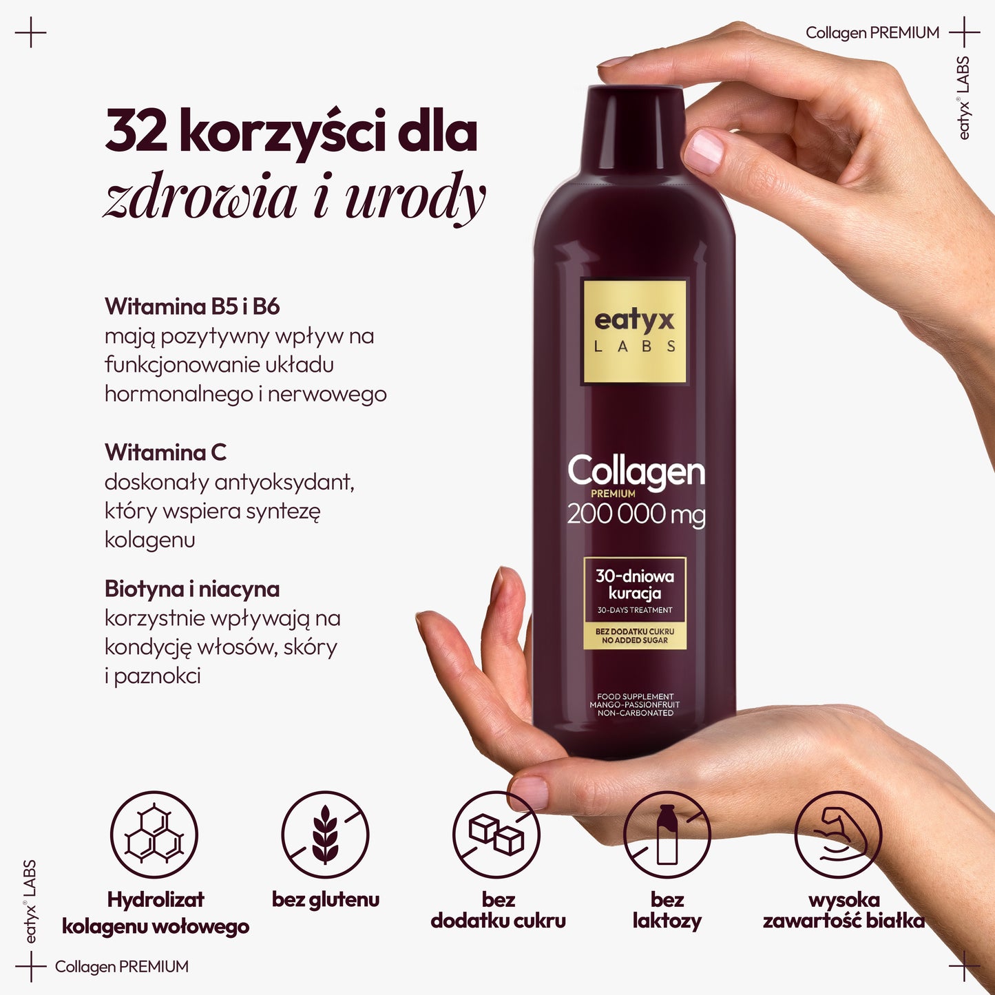 eatyx LABS Collagen Premium 200000 mg 30-dniowy rytuał