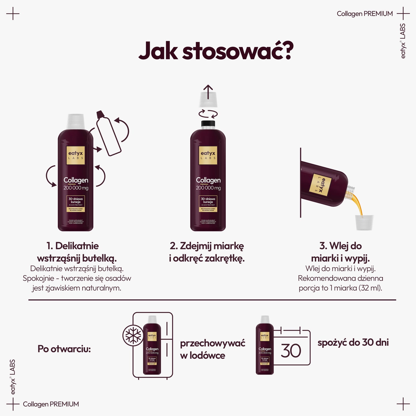 eatyx LABS Collagen Premium 200000 mg 30-dniowy rytuał