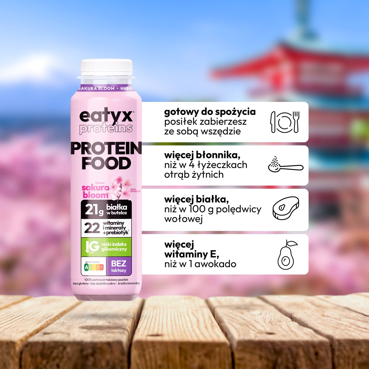 Sakura Latte 300 ml - bez laktozy