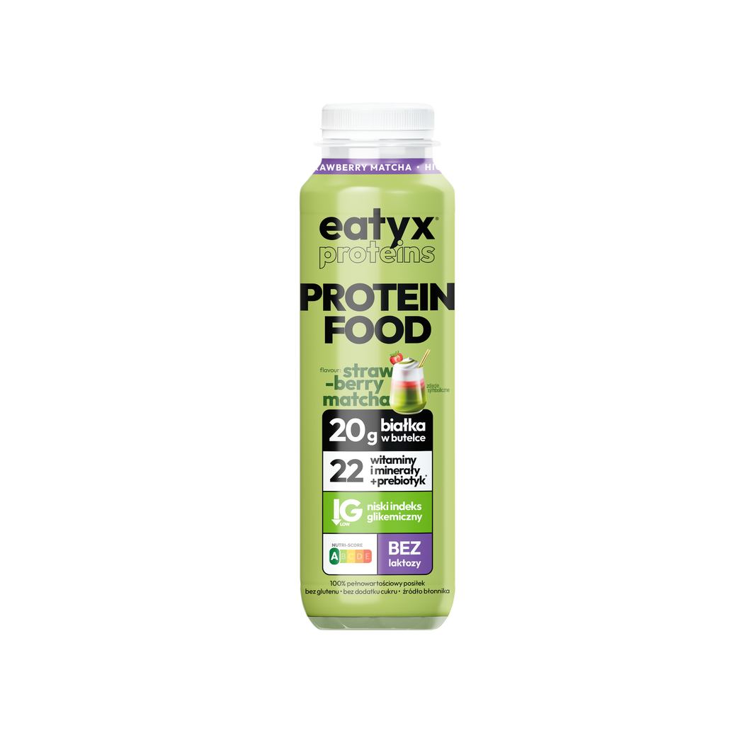 Strawberry Matcha Latte 300 ml - bez laktozy