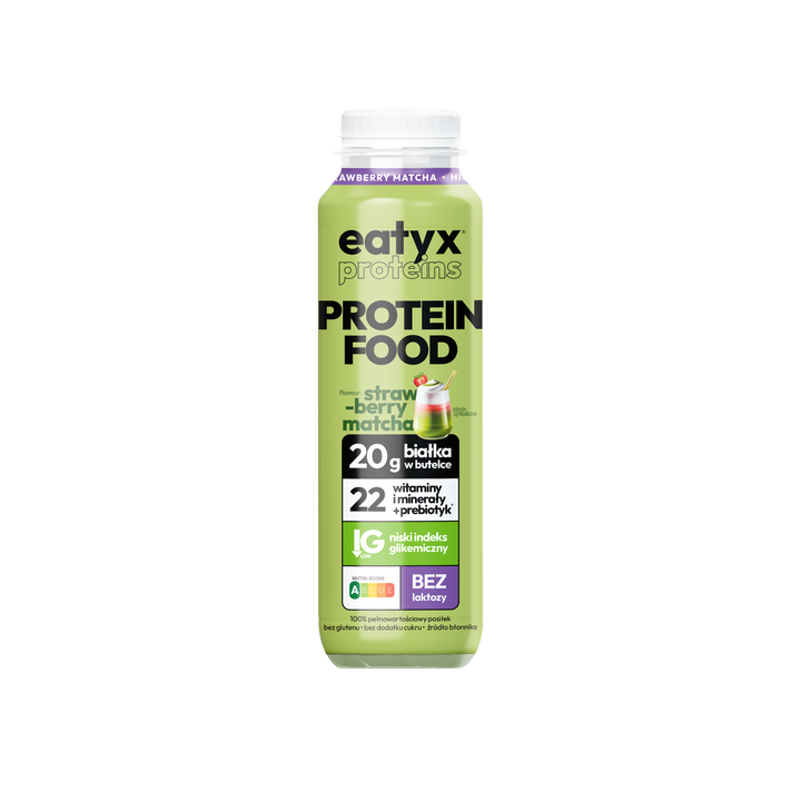 Strawberry Matcha Latte 300 ml - bez laktozy