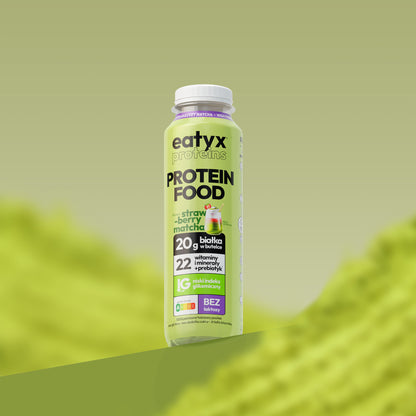 Strawberry Matcha Latte 300 ml - bez laktozy